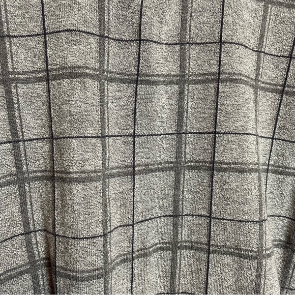 Tasso Elba Refined Grid Quarter Zip Pull Over Sz L - Picture 4 of 6